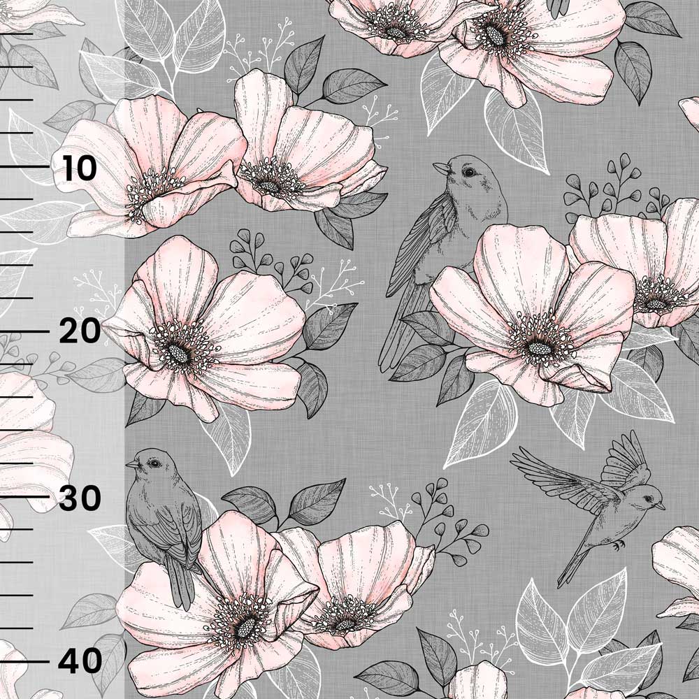 Vuorella kangaskauppa - Hellä trikoo harmaa