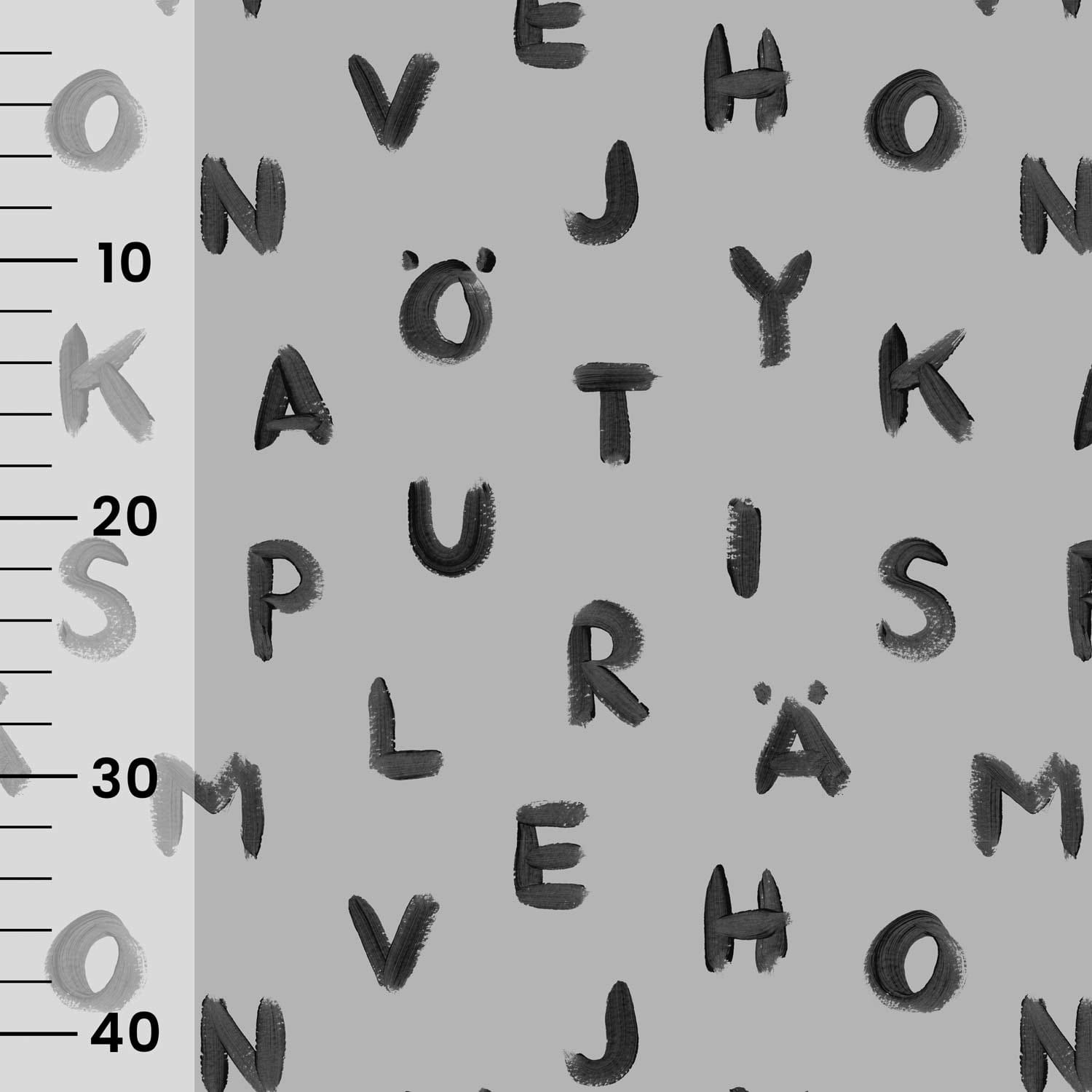 Vuorella kangaskauppa - Kirjaimet joustocollege