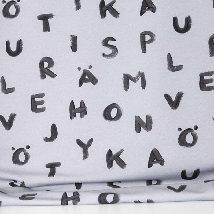 Vuorella kangaskauppa - Kirjaimet joustocollege