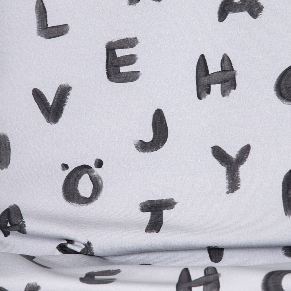 Vuorella kangaskauppa - Kirjaimet joustocollege