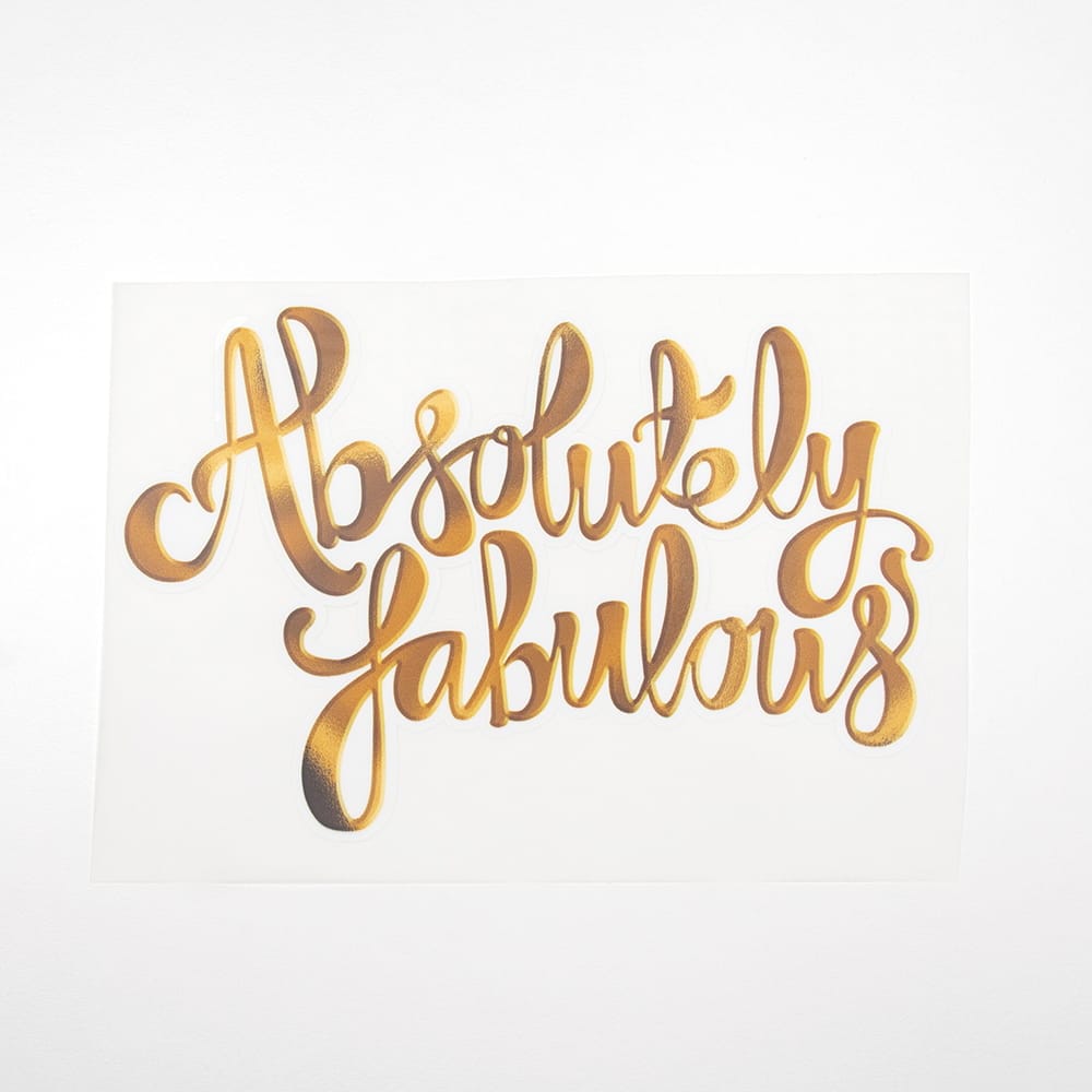 Vuorella kangaskauppa - Absolutely fabulous silityskuva