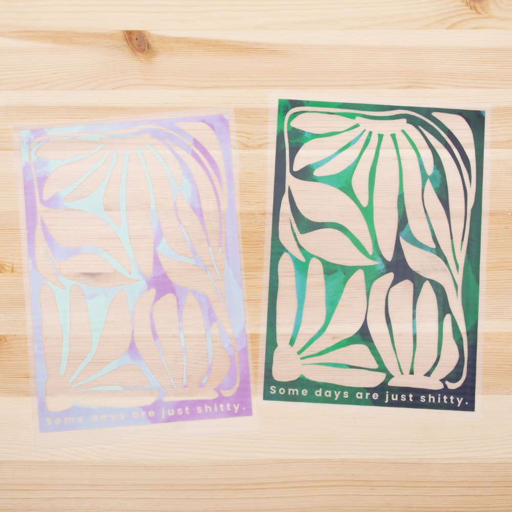 Vuorella kangaskauppa, silityskuvat - Some days are.. silityskuva