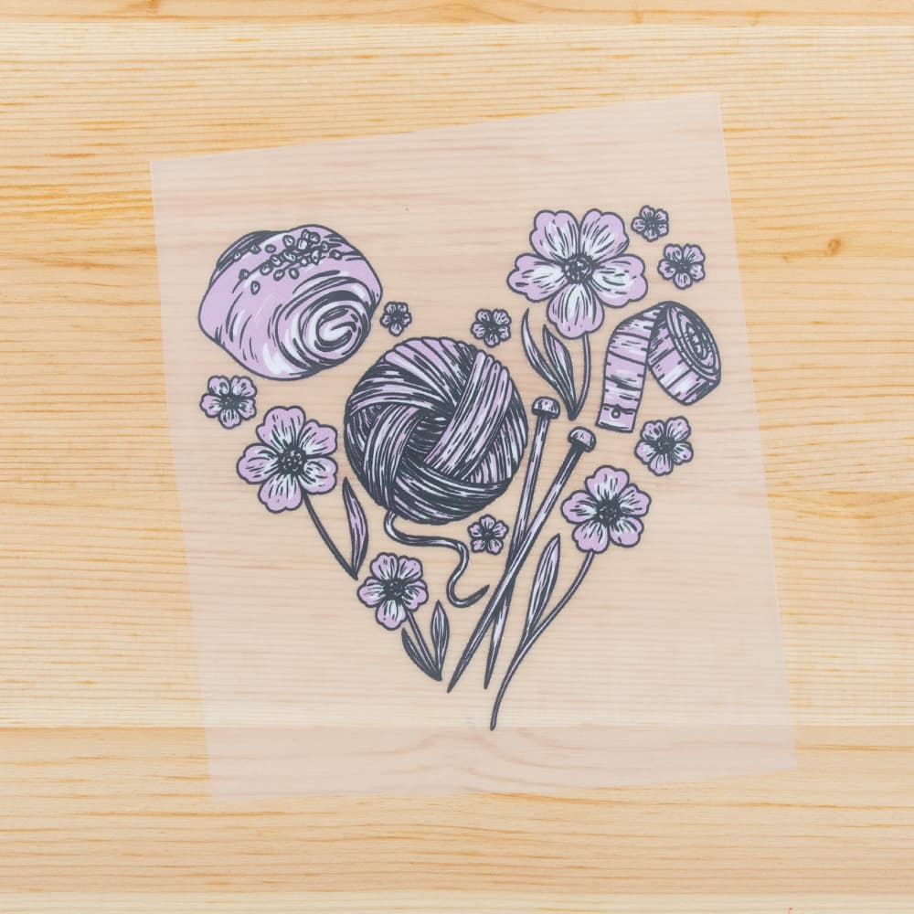 Vuorella kangaskauppa, silityskuvat - Sydän silityskuva