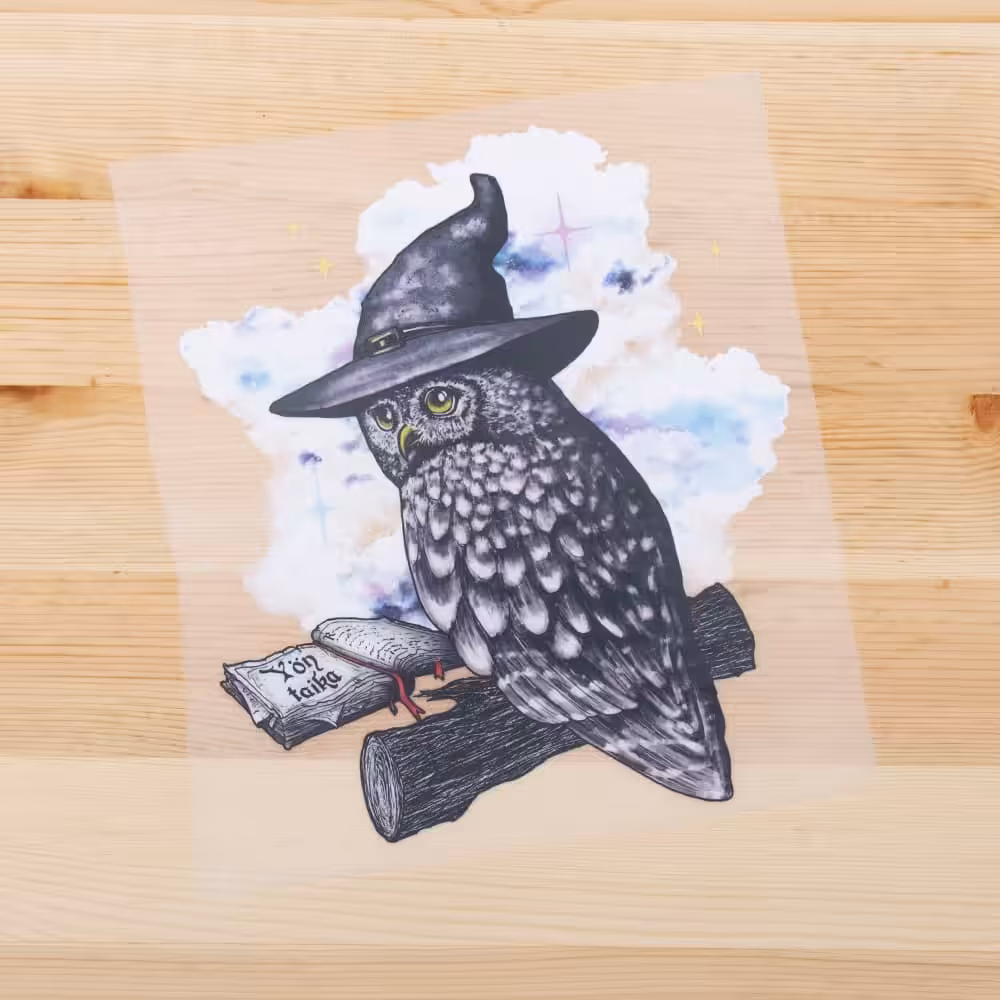 Vuorella kangaskauppa, silityskuvat - Yön taika silityskuva