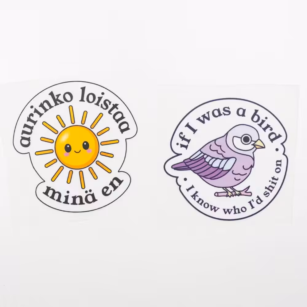 Vuorella kangaskauppa -Pienet silityskuvat