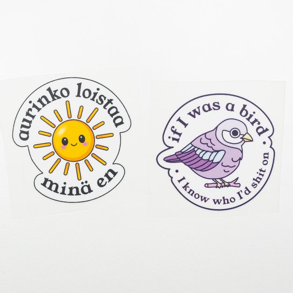 Vuorella kangaskauppa -Pienet silityskuvat