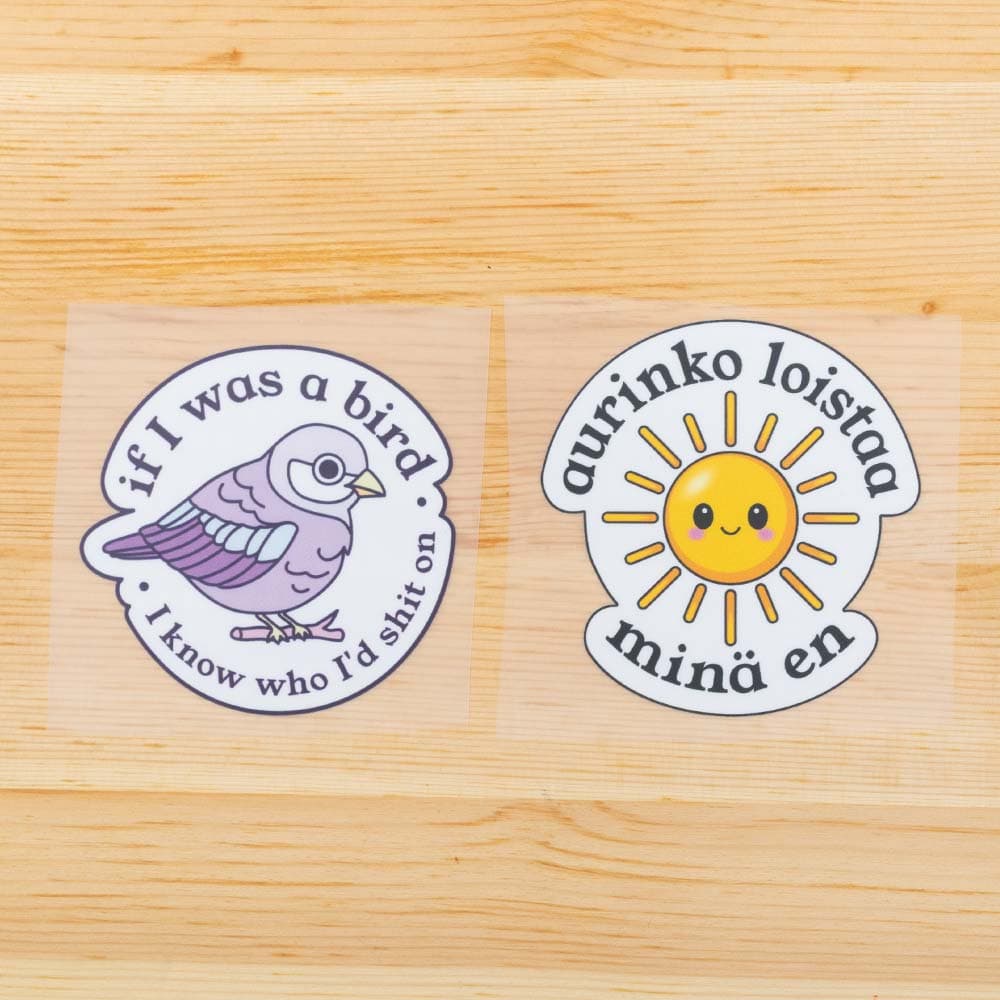 Vuorella kangaskauppa -Pienet silityskuvat