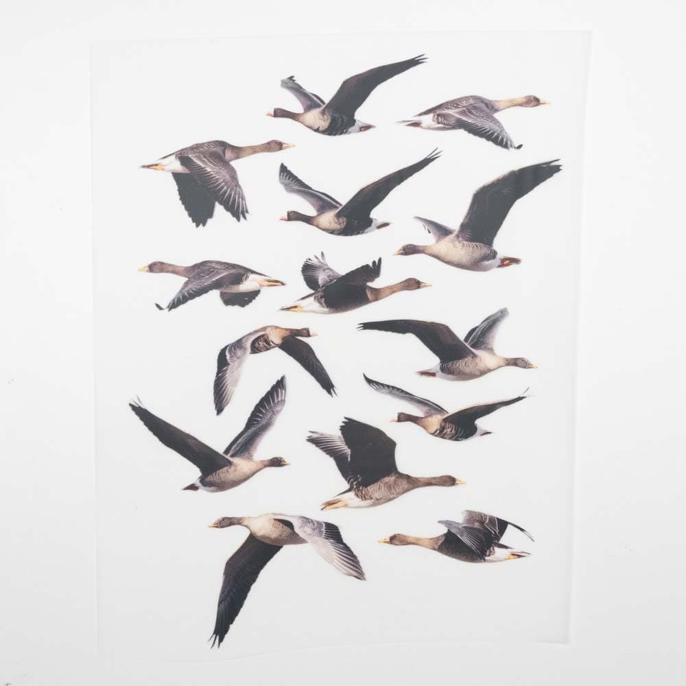 Vuorella kangaskauppa -Muutto silityskuva