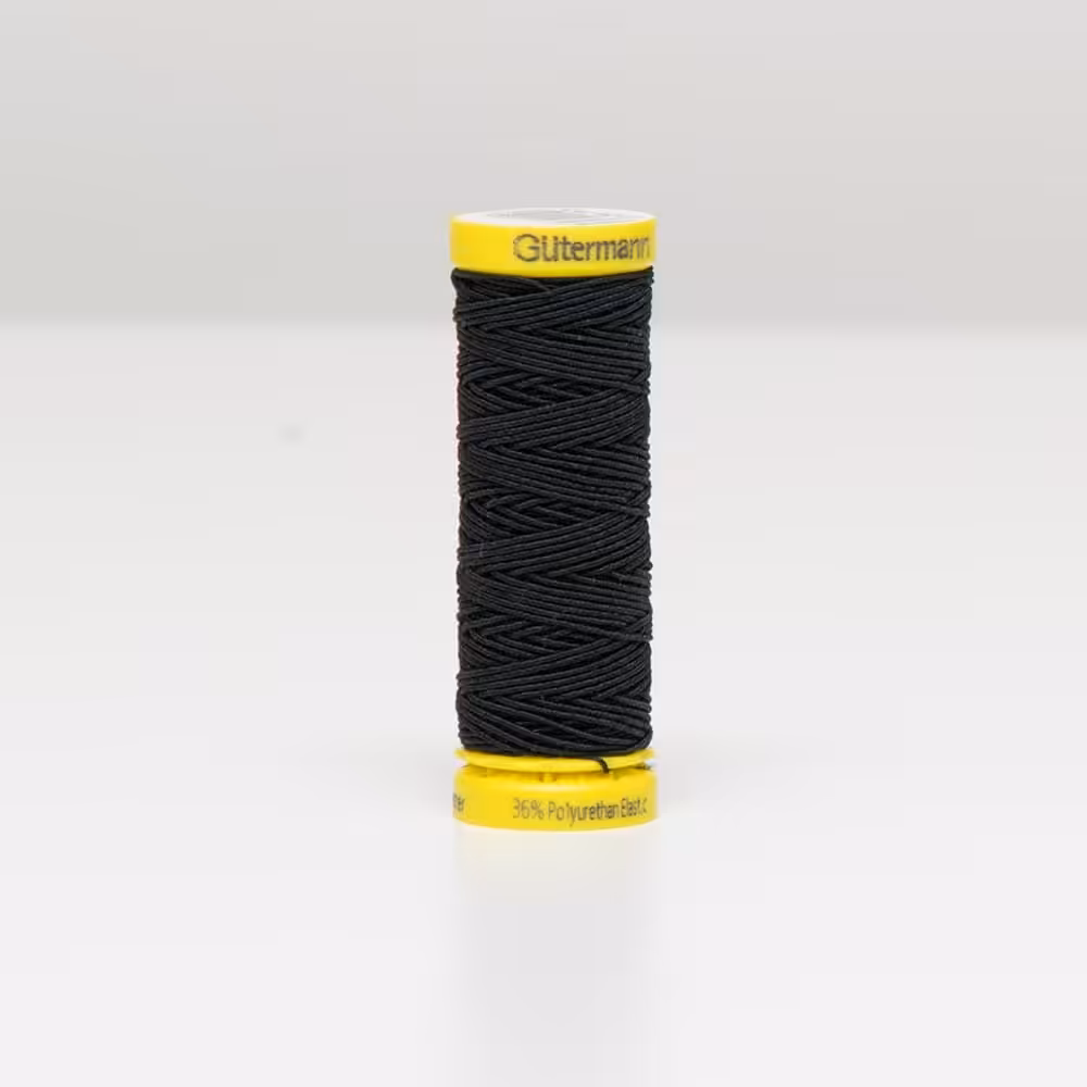 Vuorella kangaskauppa - Ompelutarvikkeet, Gütermann kuminauhalanka musta