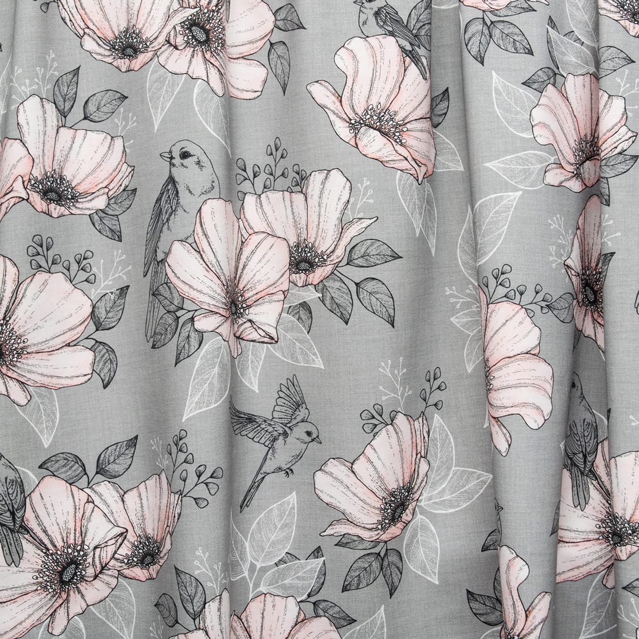 Vuorella kangaskauppa – Hellä harmaa trikoo