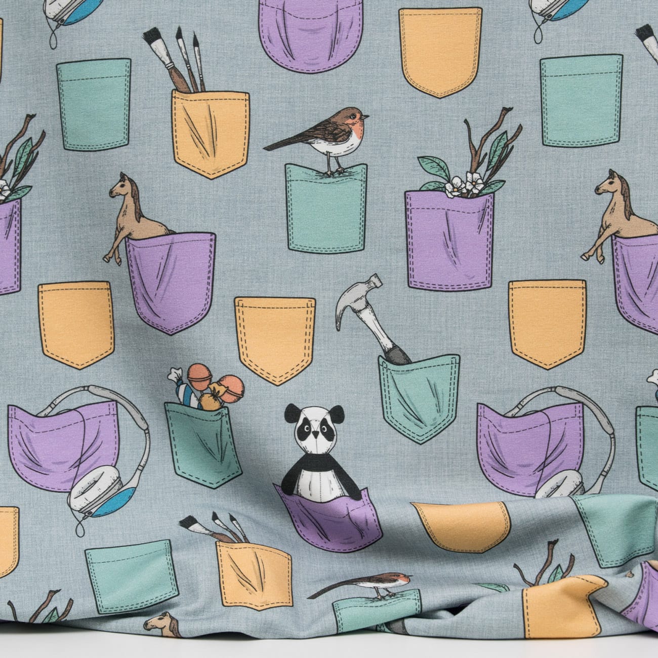 Vuorella kangaskauppa – Taskut joustocollege