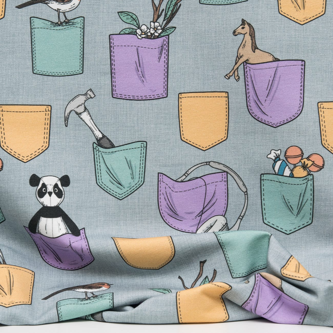 Vuorella kangaskauppa – Taskut joustocollege