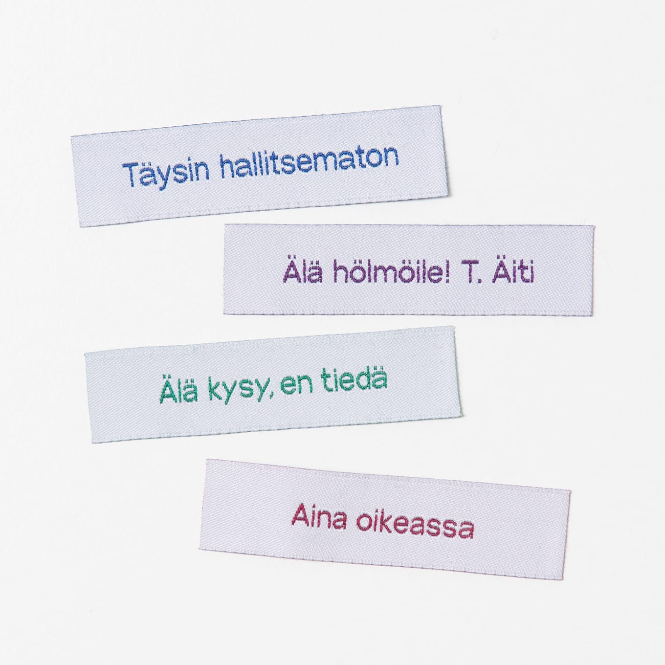 Vuorella kangaskauppa -Ompelumerkit Äiti tietää