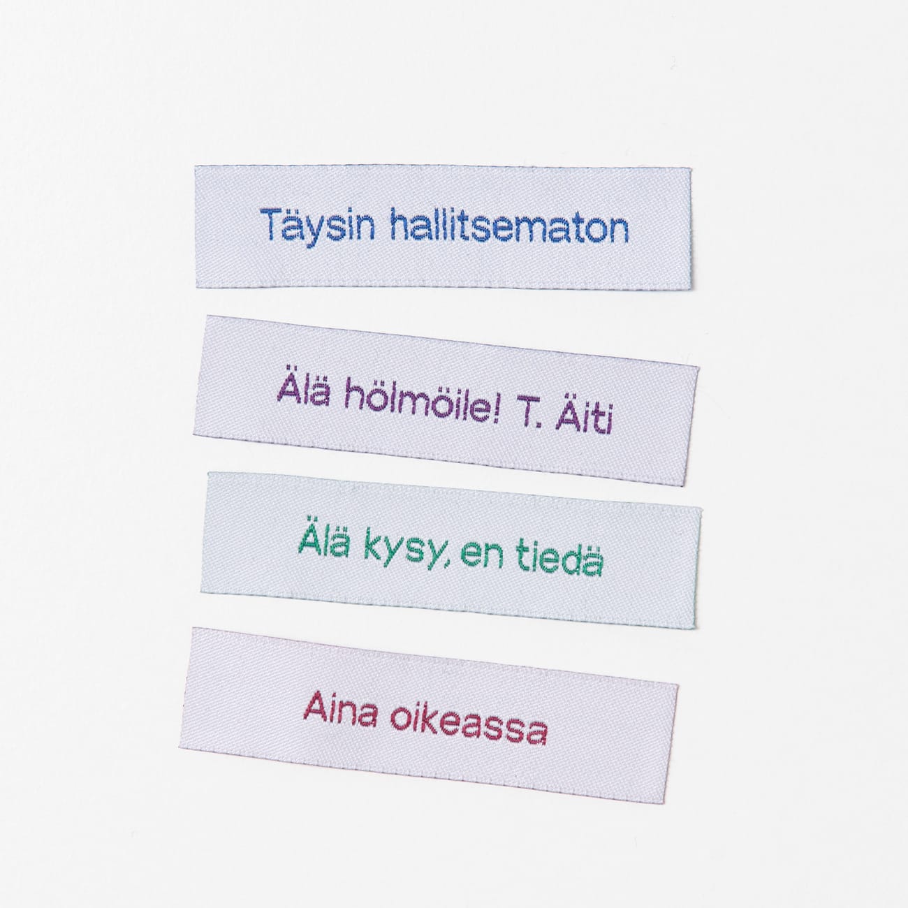 Vuorella kangaskauppa -Ompelumerkit Äiti tietää