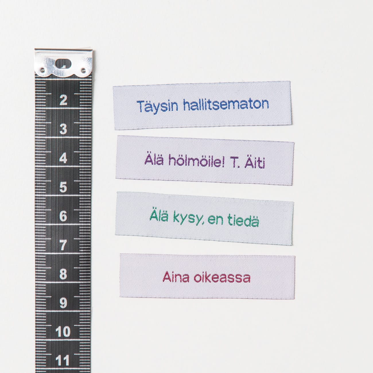 Vuorella kangaskauppa -Ompelumerkit Äiti tietää